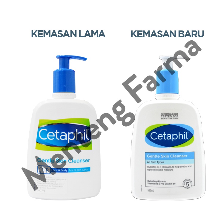 Cetaphil Gentle Skin Cleanser 500 mL | Pembersih Wajah dan Tubuh