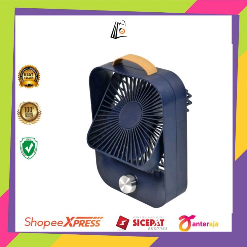 ACE  Ataru  Kipas Angin Potable Recheargeable-Biru/Kipas Angin
