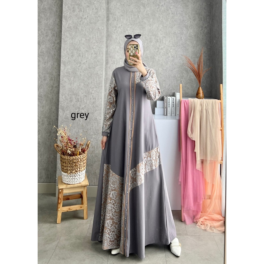 Original GLAMZ Dress Nesya / Fashion Muslim Gamis