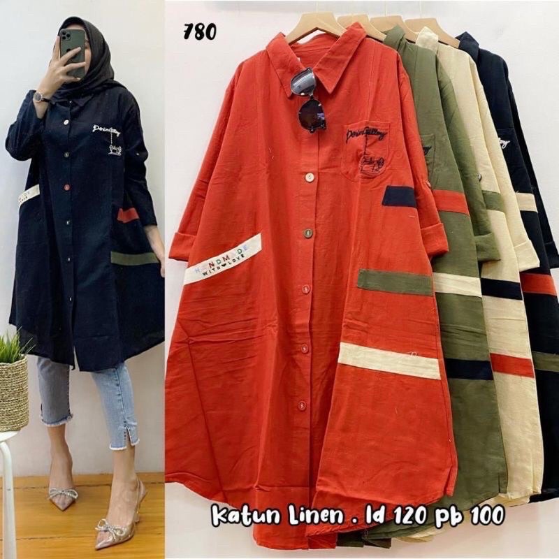 TUNIK LINEN CRINKLE PREMIUM