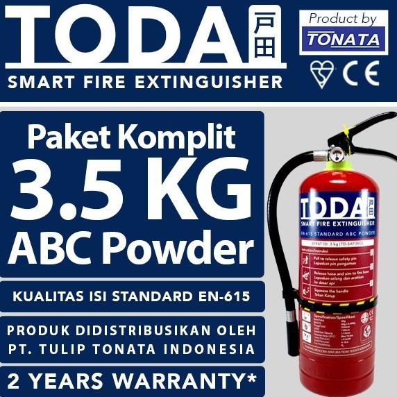 APAR 3.5kg / Pemadam Api 3.5kg / Set Komplit TODA by TONATA