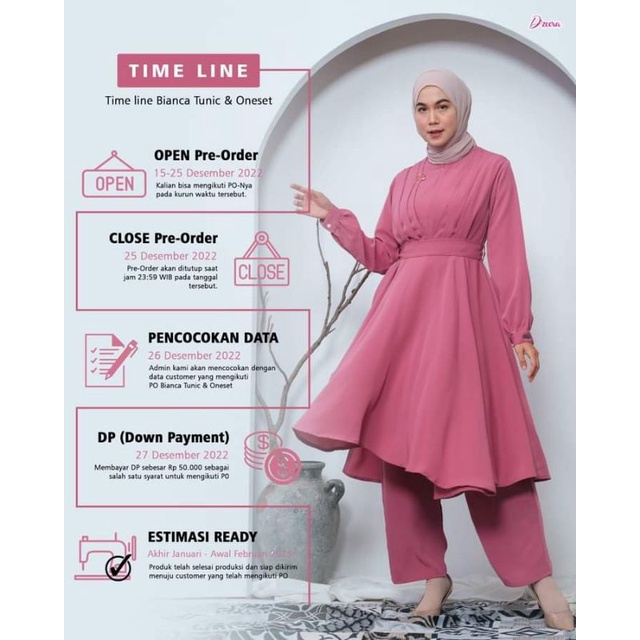 BIANCA TUNIK&ONE SET by Dzeera