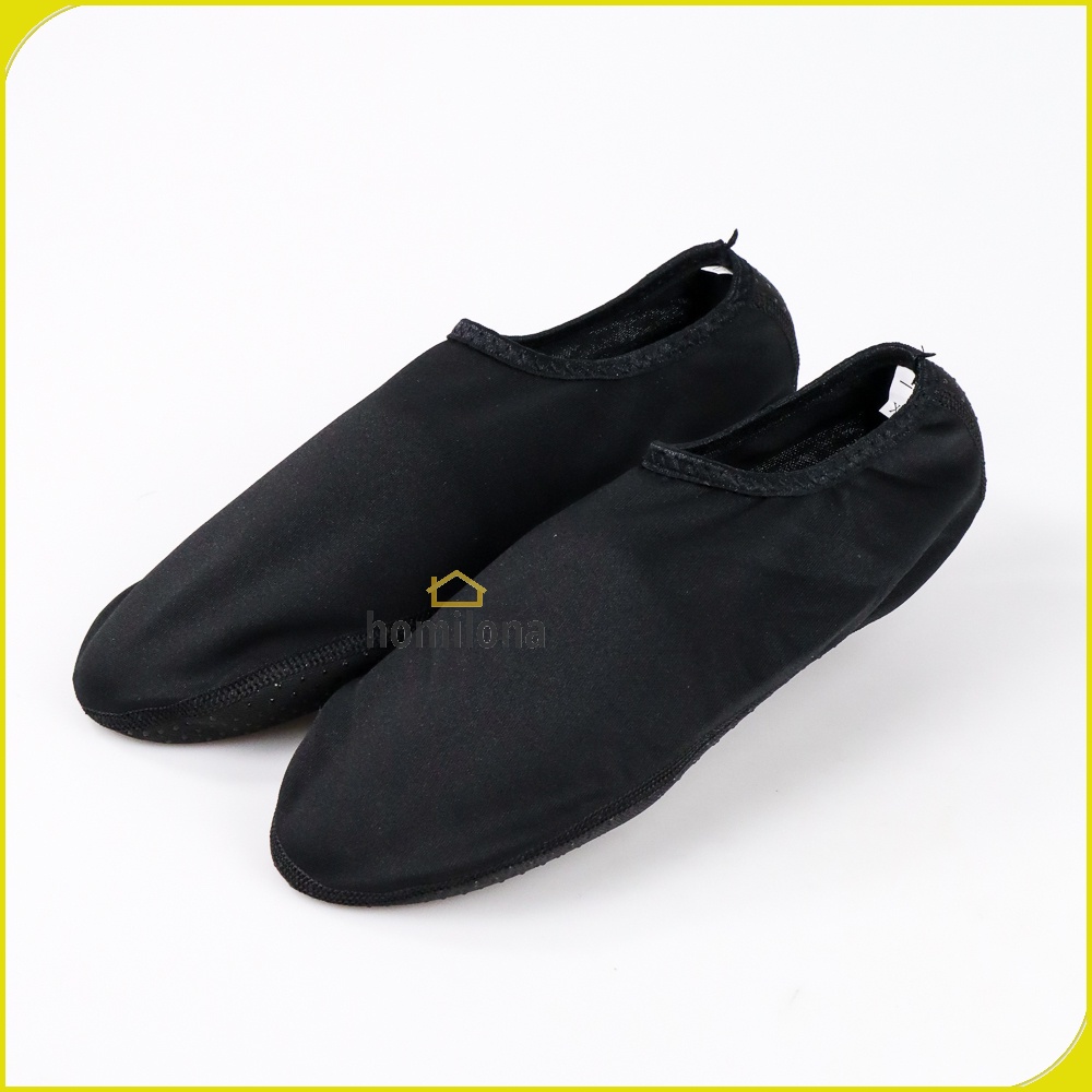 MWSC Sepatu Pantai Slip On Aqua Beach Slippers XH8002 Black