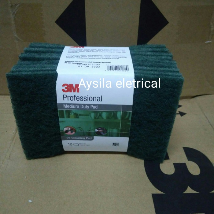 

3M SCHOTBRITE AQUA GREEN 1PAK ISI 10PS