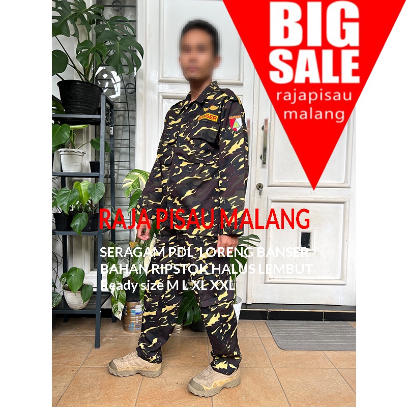 RPM Promo Termurah ples nama pakek pdl baju tempel setelan banser 1set