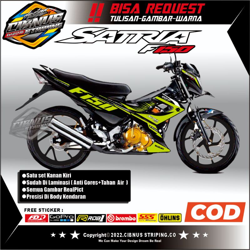 STRIPING SATRIA FU FL SATRIA FU 150 FACELIFT