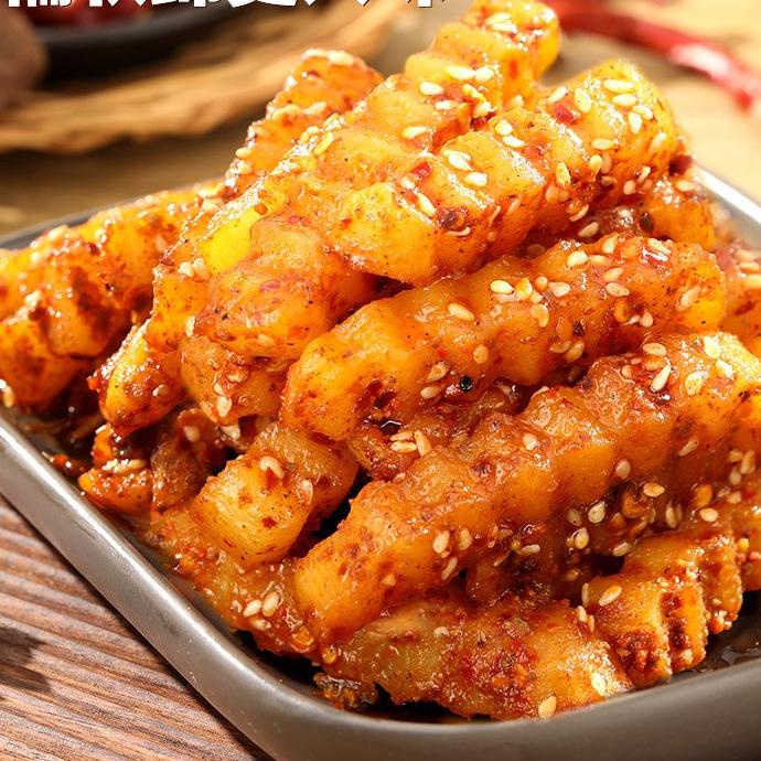 

Oke Price ✦ Langya potato strips/cemilan instant/kentang/糖醋麻辣 狼牙土豆/150g~
