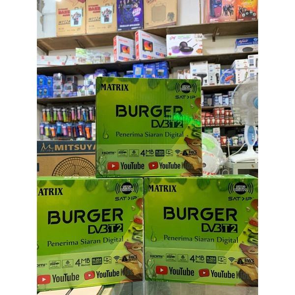 SET TOP BOX MATRIX BURGER DV3 T2 / STB MATRIK BURGER DV3 T2