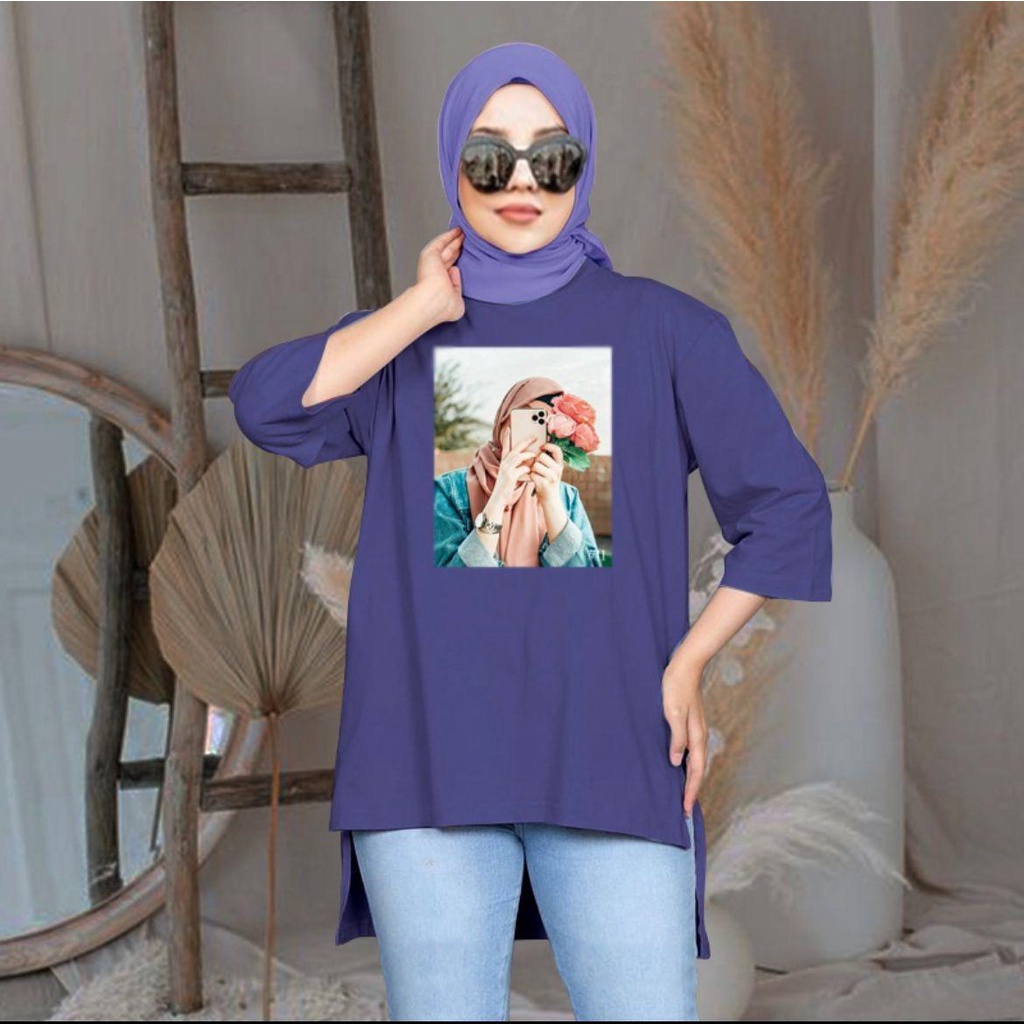 Tunik BASIC Wanita Hijab's MUSLIM kaloborasi terbaru