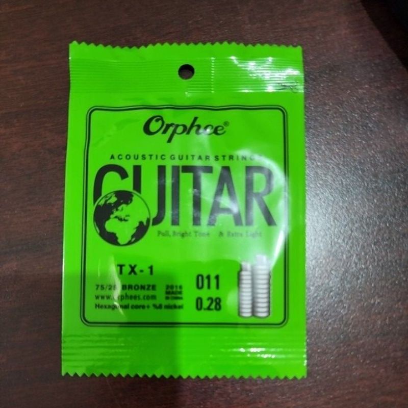 Senar Gitar Akustik orphee no 1 isi 10pc