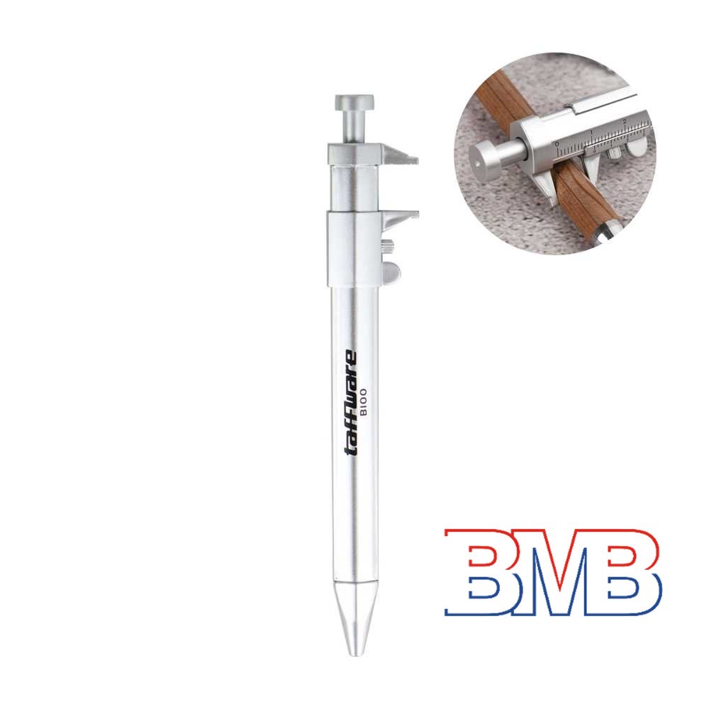 

N22 Pena Pulpen Ballpoint Pen Caliber Measuring Tool Scale Ruler Taffware - B100