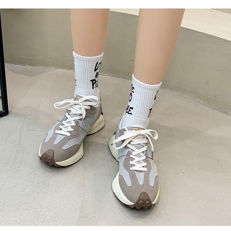 TBIG [COD] Sepatu Sekolah Sneakers Import Shoes ABNEWWAY Wanita Sepatu Korea Style Sekolah Kuliah