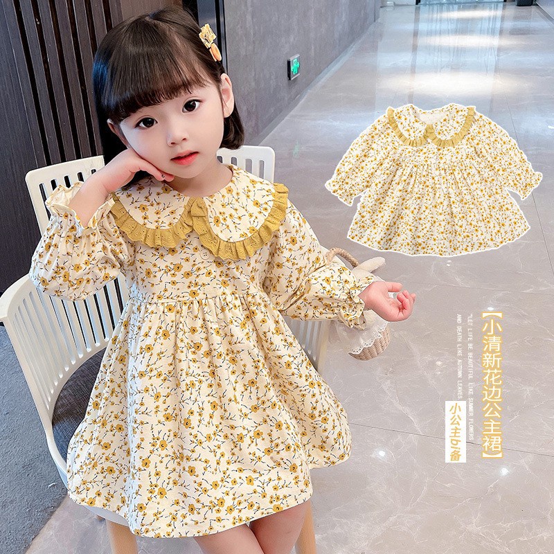 2-6thn | DRESS ANAK KOREA PESTA ELEGAN FORMAL PEREMPUAN MDD MK