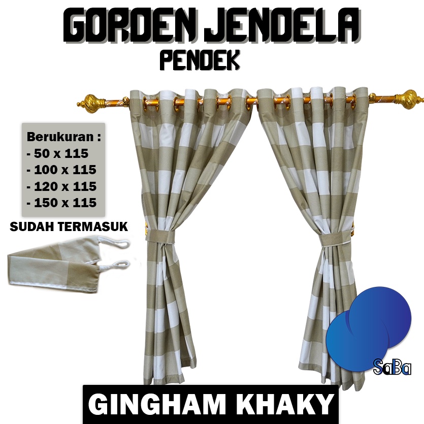 GT100 - GORDEN JENDELA VENTILASI MINIMALIS 10 RING EMBOSH DAN AESTHETIC TERLARIS L NON HOOK