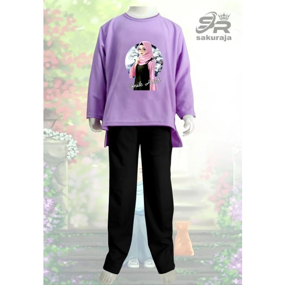 BAJU SETELAN ANAK VIRAL/ONE SET VIRAL/MODEL KEKINIAN/UMUR 3-13 TAHUN