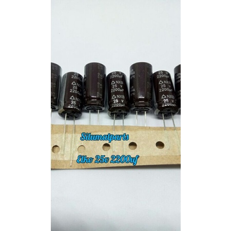 Elco Elko 2200uf 25v / elko 25v 2200 uf / Kapasitor 2200 uf 25 v