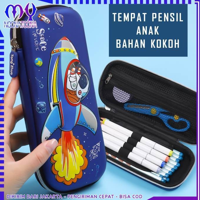 

Tempat Pensil Tempat Pensil Anak 3D Kotak Pensil Timbul Karakter Lucu Anti Air