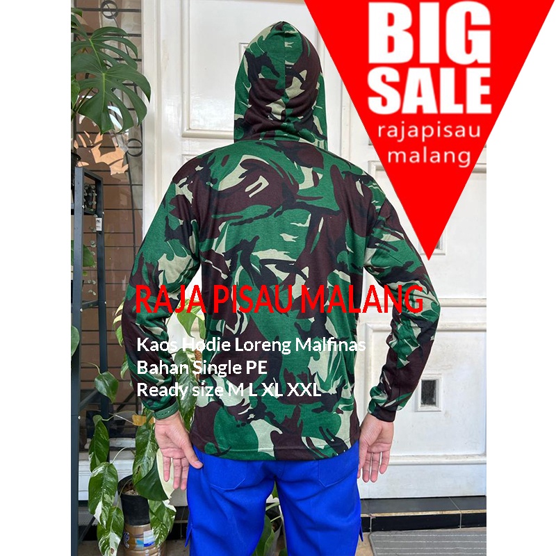 Baju Koas Hoodie TNI AD Loreng Malvinas Size M,L,XL,XXL Bahan Jersey Dryfit Dry fit Premium Bahan PE