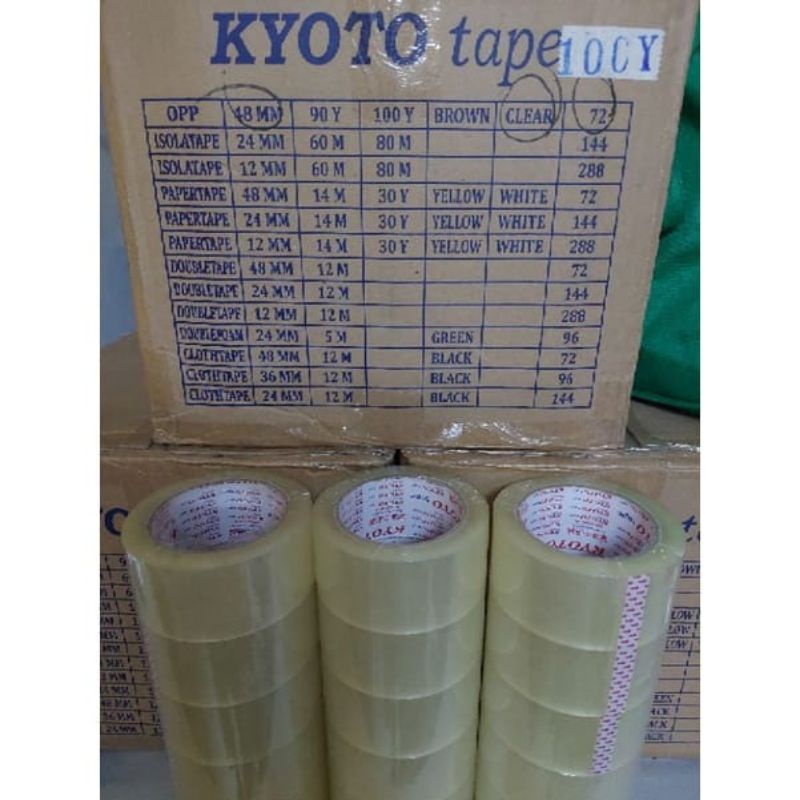 

Lakban Kyoto 48mm x 110 yard x 48mic