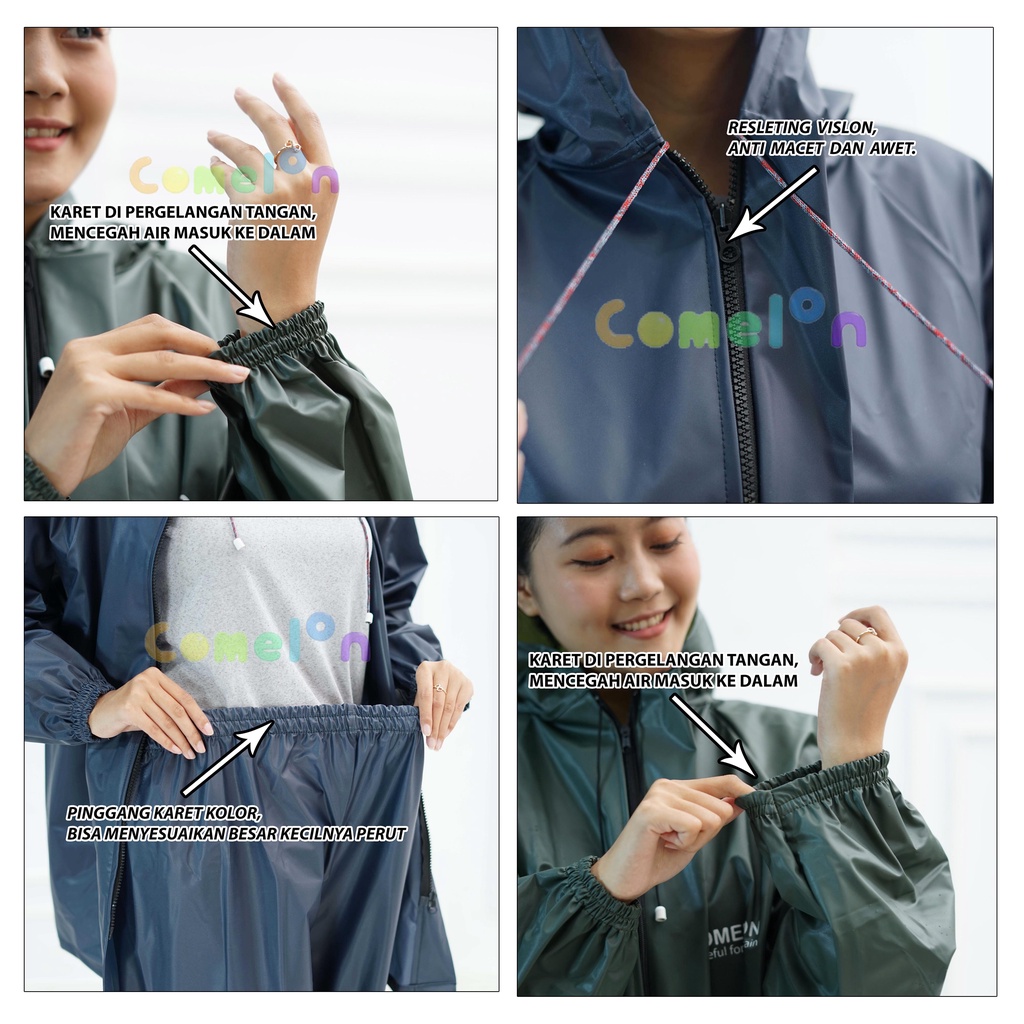 JAS HUJAN PRIA KEREN / JAS HUJAN ANAK MOTOR / MANTEL HUJAN ANIME