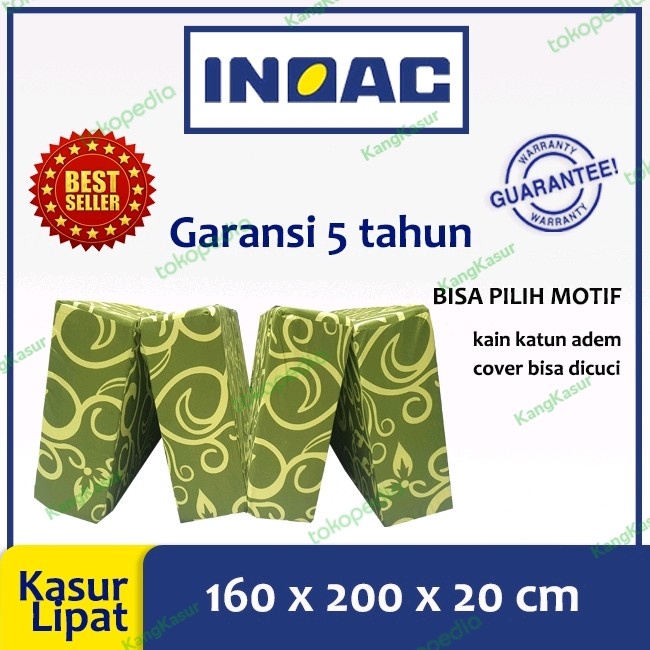 Ttr Kasur Busa Lipat 4 Inoac Uk. 160X200X20 Cm