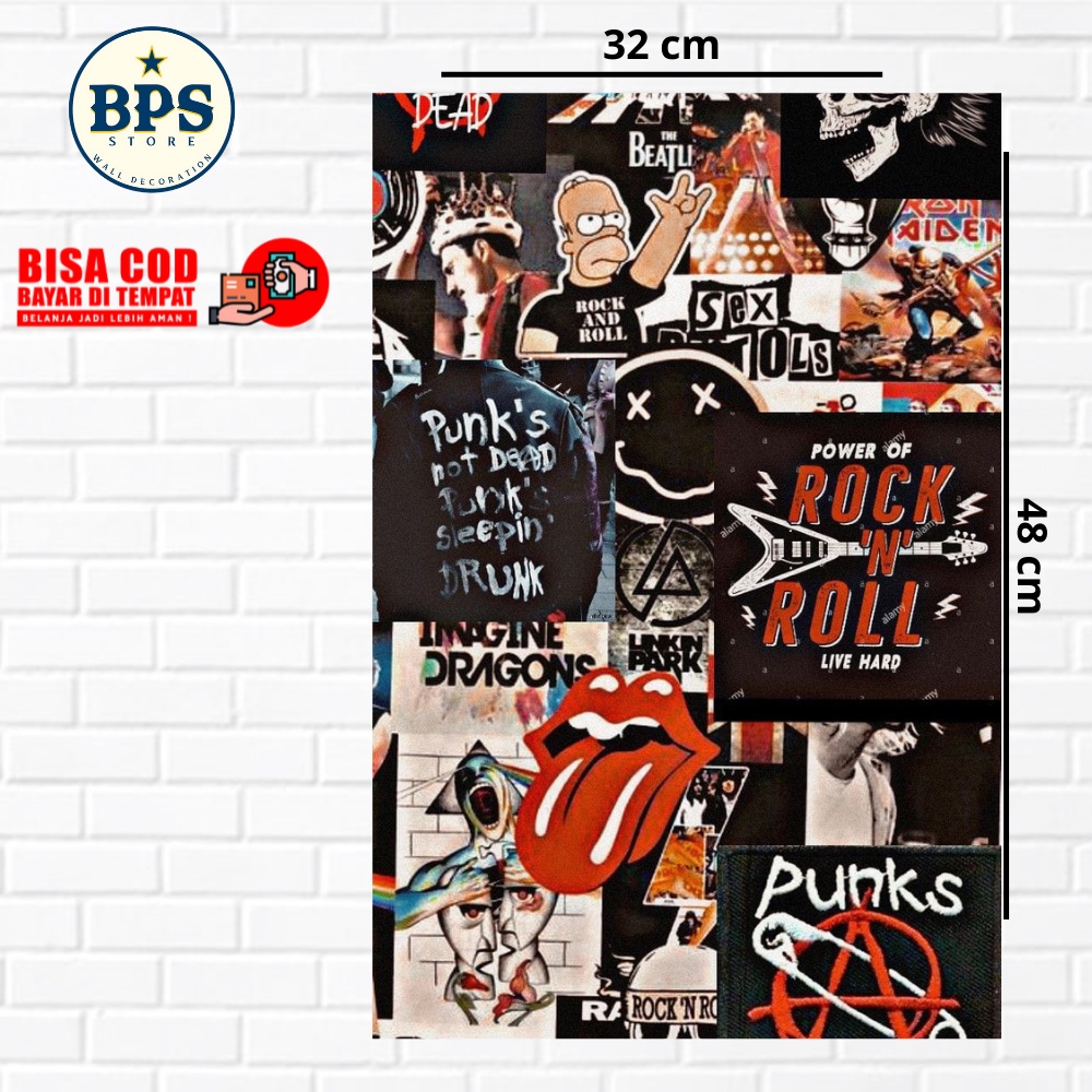 POSTER MUSIC ALL BAND LEGEND THE BETALES ROLLING STONE NIRVANA - POSTER BAND LEGEND - FOTO BAND LEGE