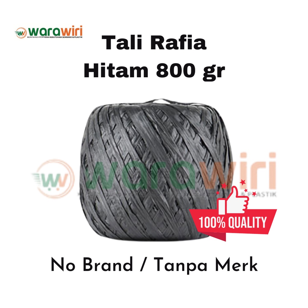 

Tali Rafia Hitam 800gr