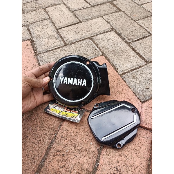 Tutup blok RX king cover blok RX king1 set (motipputih) tutup blok Yamaha RX king set tutup oLI