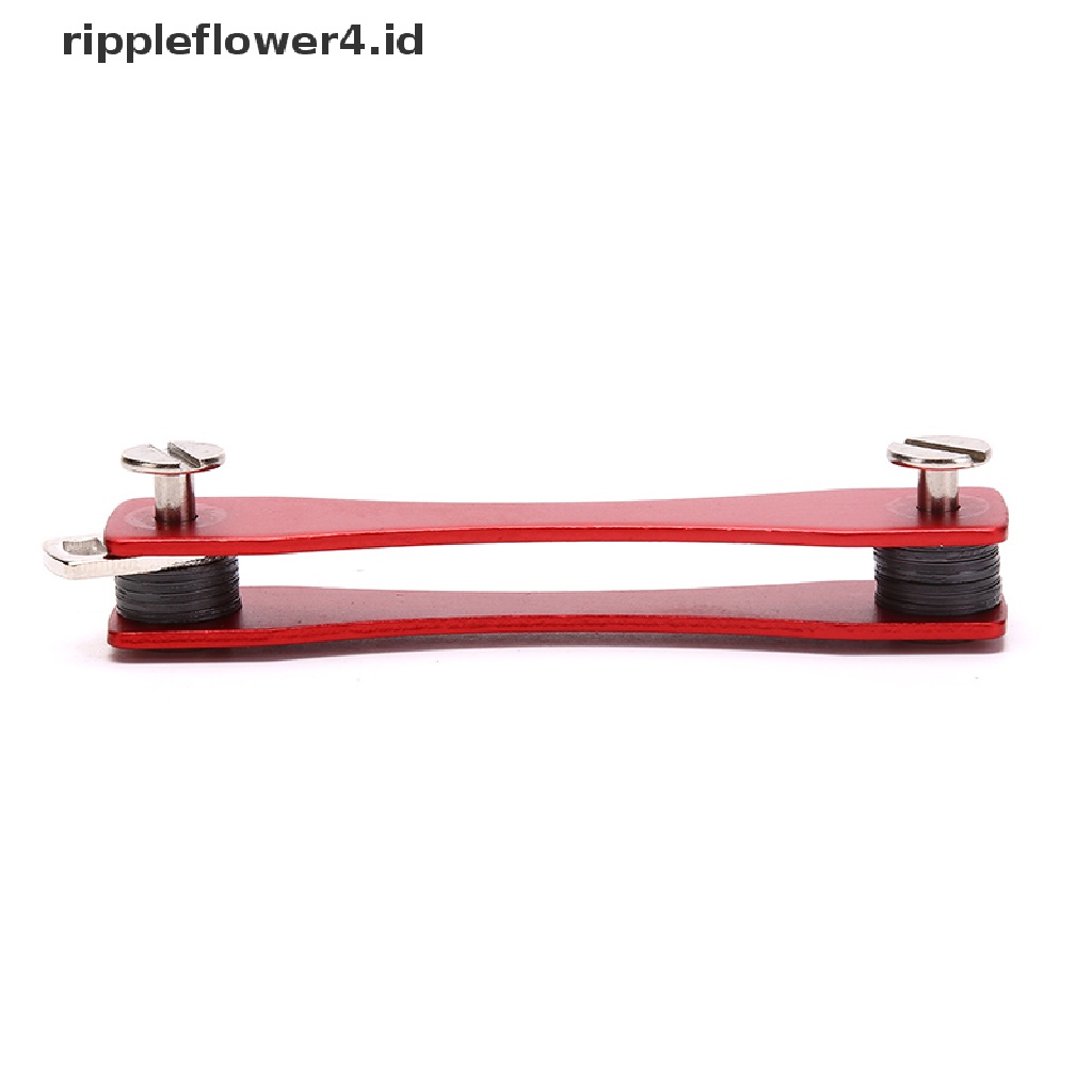 {rippleflower4.id} Gantungan Kunci Mini Kunci Compact key Decorative Holder Clip Home Storage Metal key Clip~