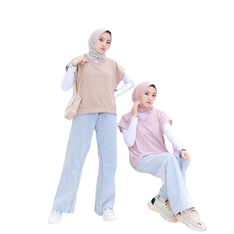 IL - SALE ALYEEN VEST WANITA | KANI VEST KNIT / IVY VEST ROMPI WANITA