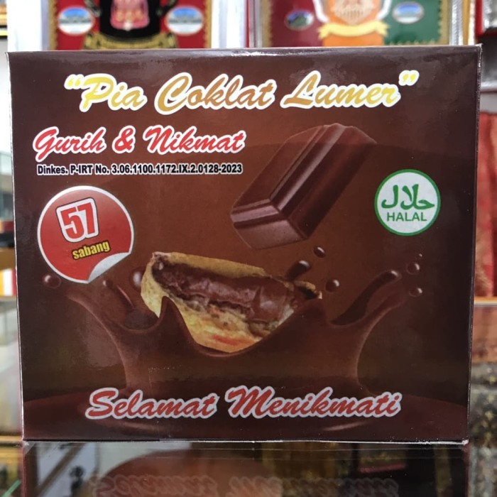 

Bapia sabang/kue khas sabang Aceh rasa coklat lumer