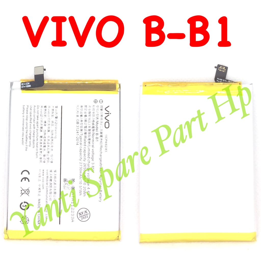 Baterai Vivo Y55 B-B1 BB1 Original New