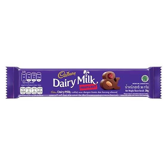 

Cadbury Dairy Milk Fruit & Nut 30 G