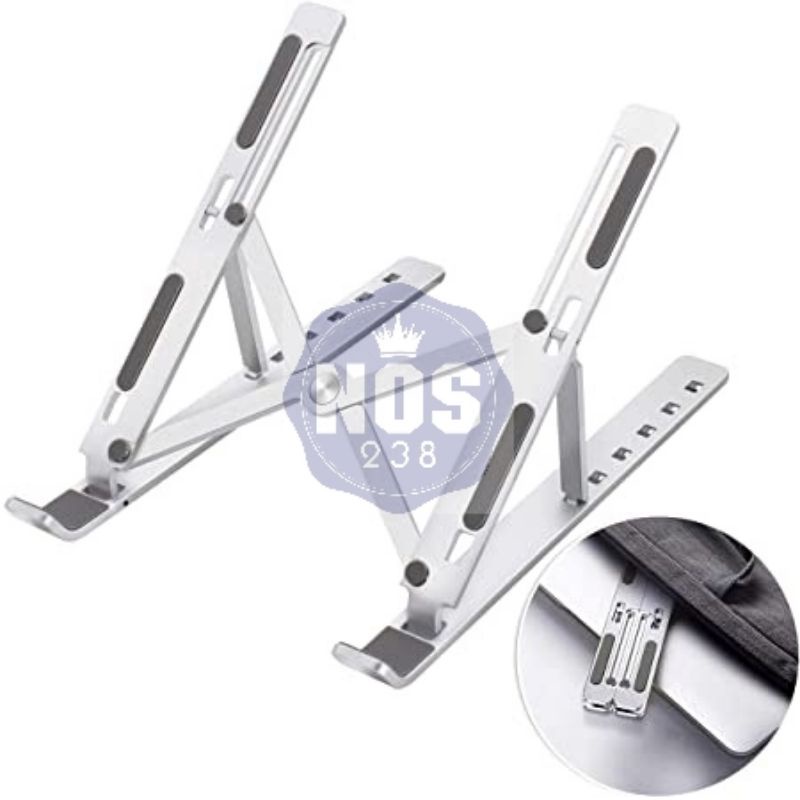 Stand Holder Laptop Macbook Notebook / Dudukan Lipat Laptop Ipad