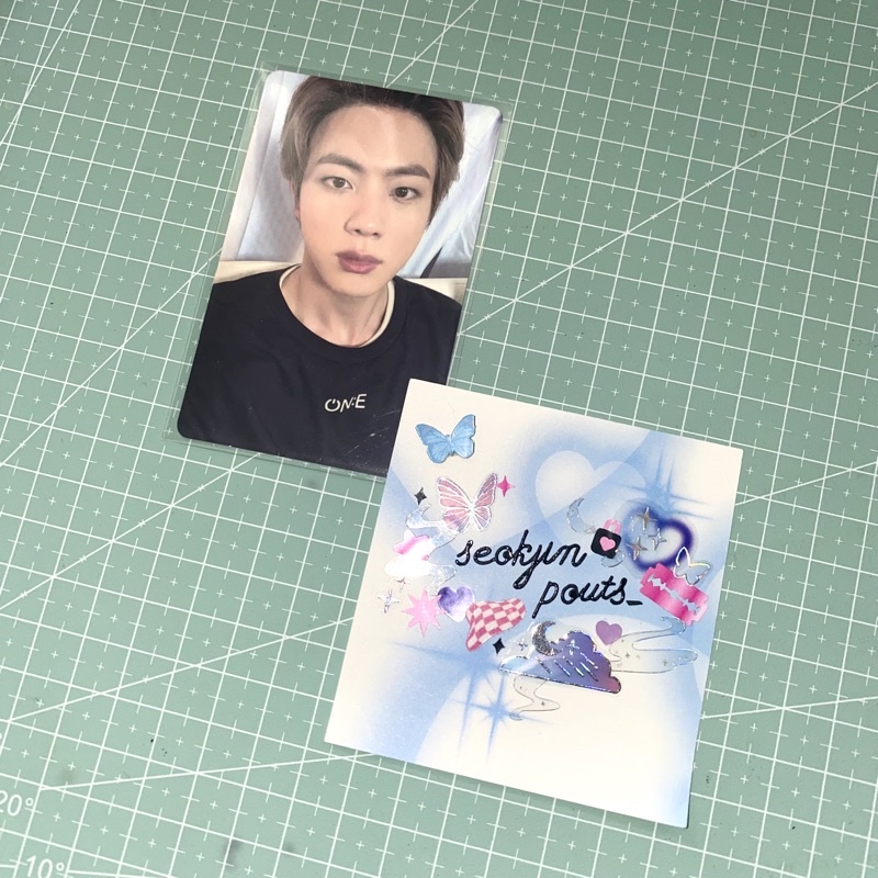 BTS Official Photocard MOTS One DVD Jin Jidat