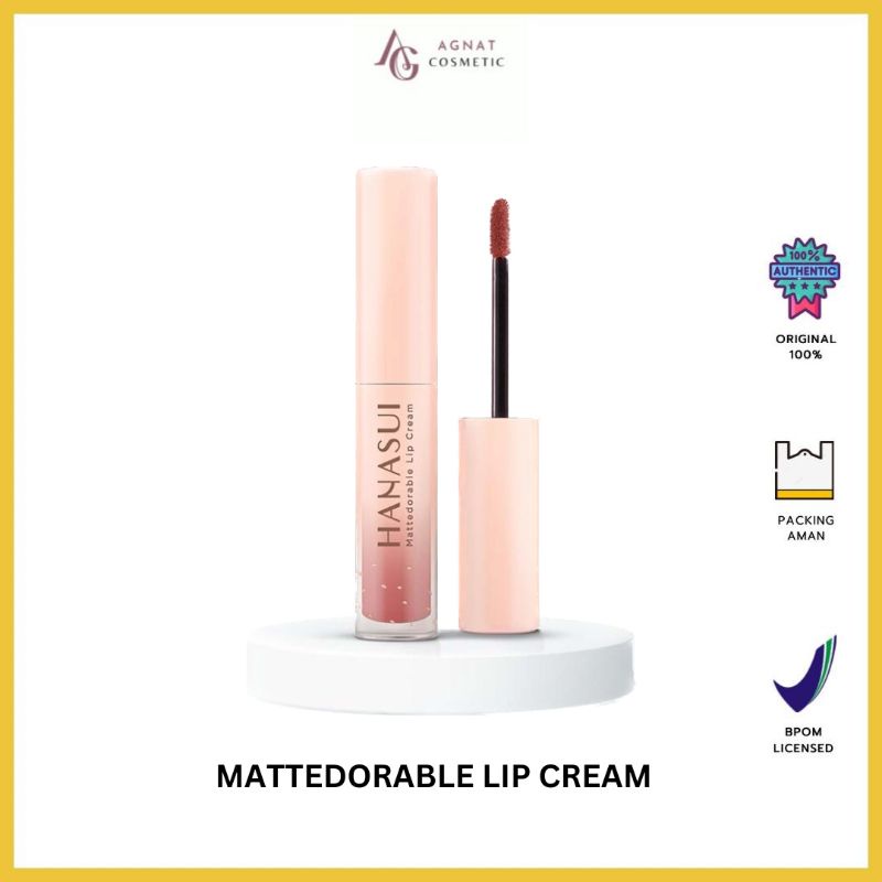 HANASUI mattedorable lip cream / lip matte / lipstik