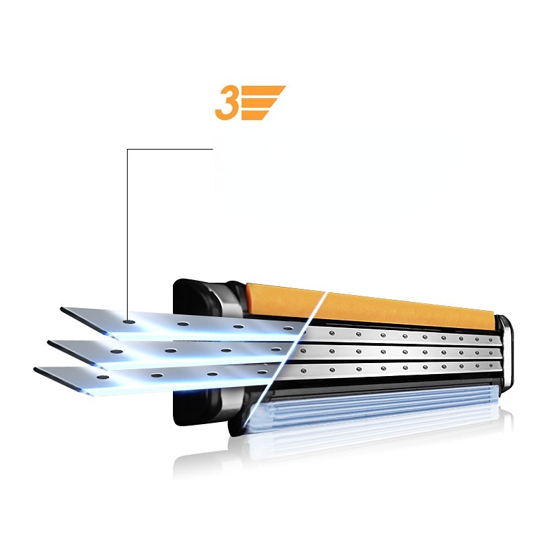 Gillette vector 3seri/2mata Pisau/Alat Cukur manual/Alat Cukur Pria Geely sharp/Pisau 3lapis