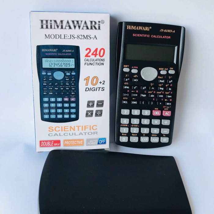 

TERBAIK Kalkulator Sekolah Sains 12digits HIMAWARI JS 82MS-A