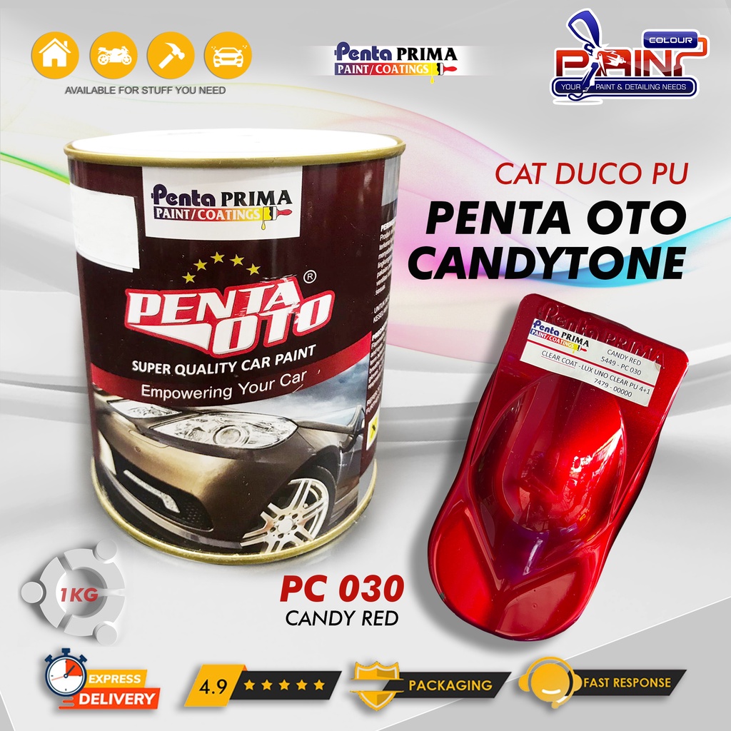 Cat Candy tone CANDY RED PU PENTA OTO PC 030 - CANDY RED 1KG