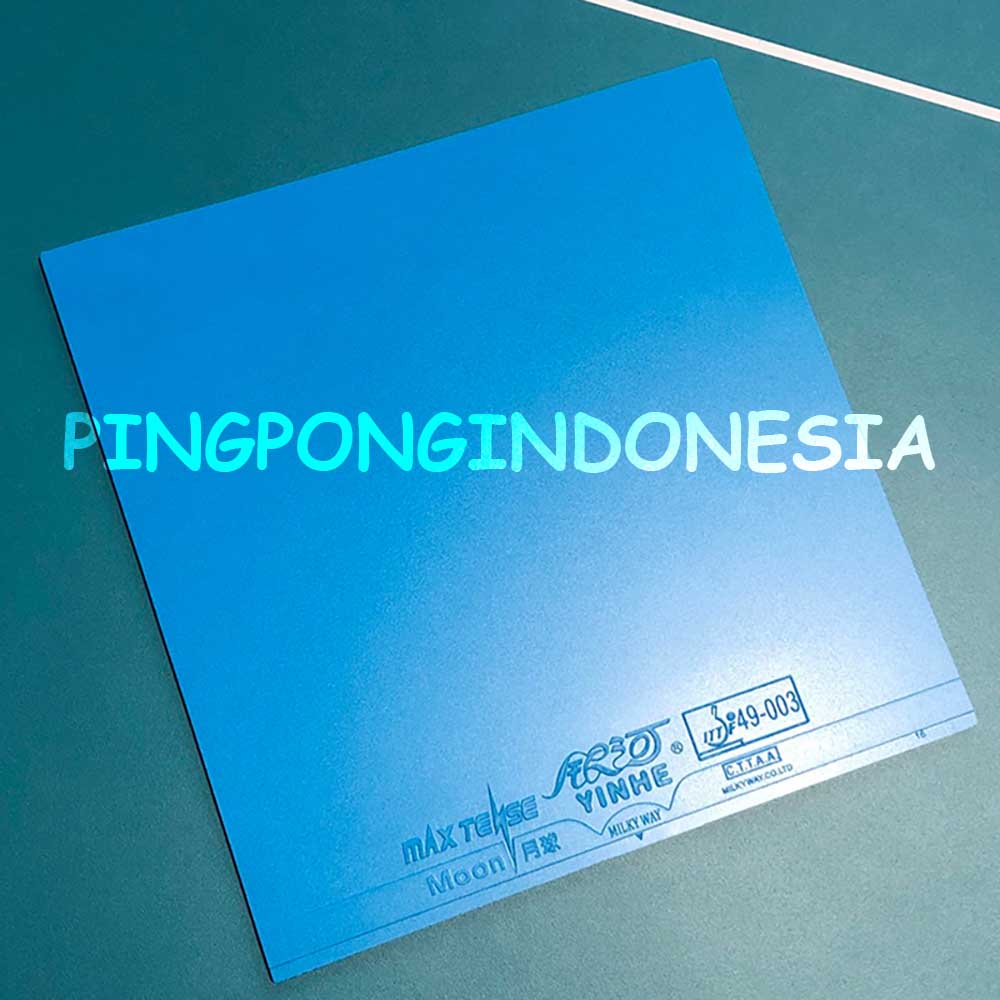 Yinhe Moon 12 Blue - Karet Pingpong Rubber Tenis Meja Bet Bat OFF Moon Biru