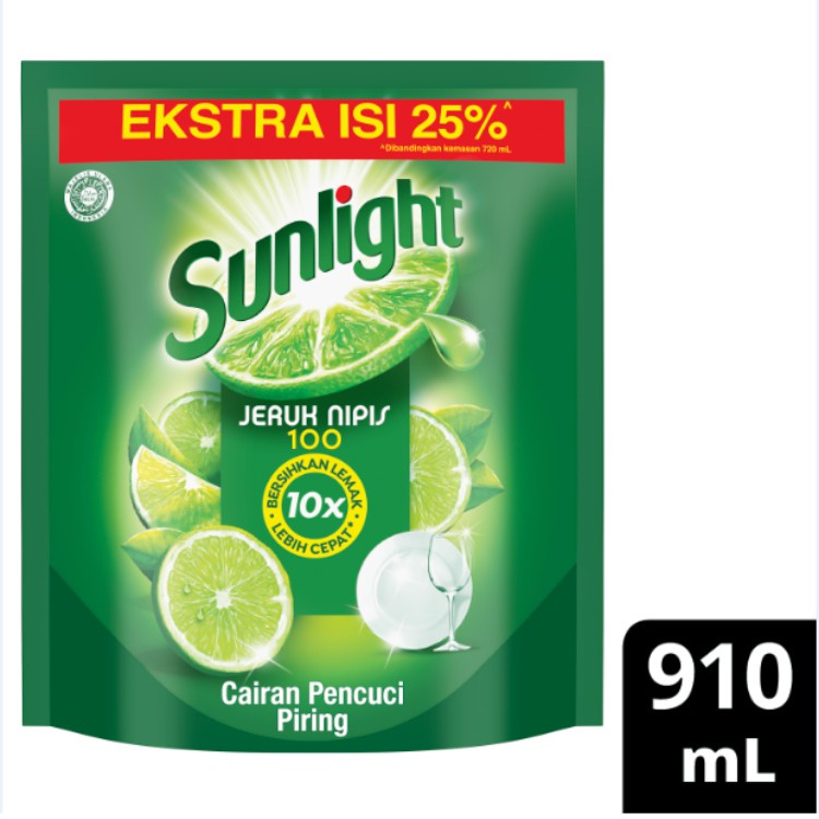 Jual Sunlight Sabun Cuci Piring Refill Dishwash Jeruk Nipis 10x