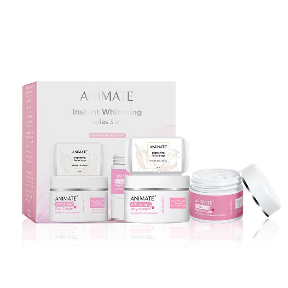 (3in1) Animate Instant Whitening Series 3in1
