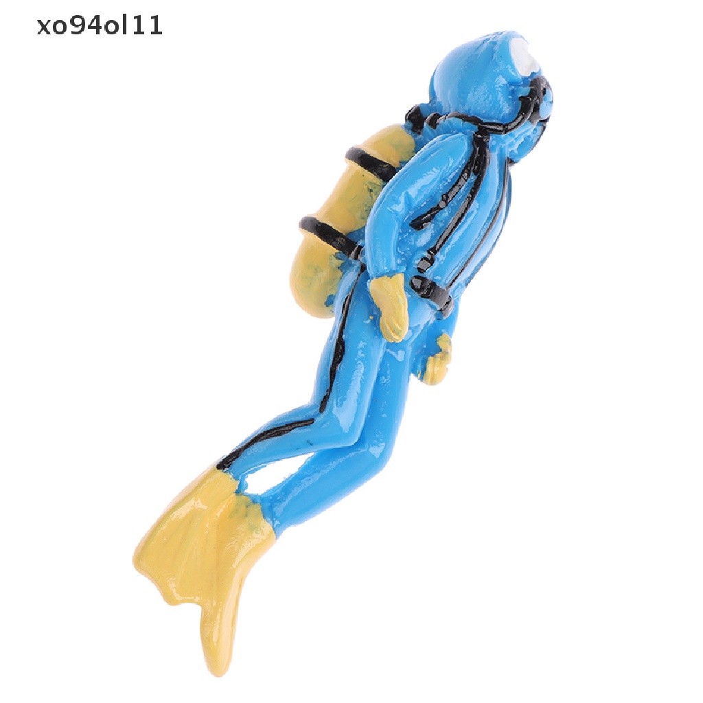 Xo Treasure Hunter Diver Fish Ornament Landscape Dekorasi Aquarium OL