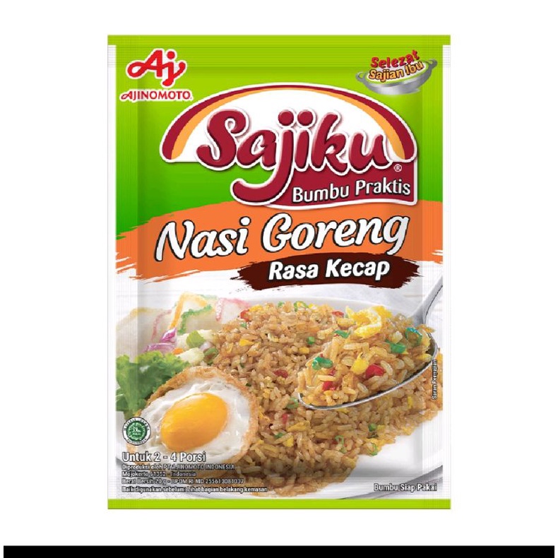 

Nasi Goreng Rasa Kecap 20g (5 pcs) Sajiku Bumbu Praktis Siap Pakai