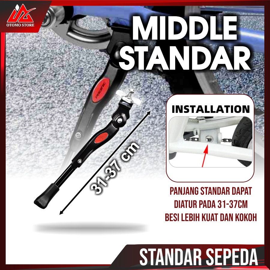 MIDDLE STANDAR Sepeda Standar Tengah Sepeda 31 - 37cm Aksesoris Sepeda Outdooor