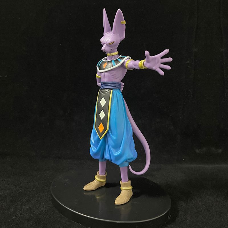 Dragon Ball Figure Dewa Penghancur DXF Whis Beerus Figurine Amina PVC Action Figure Koleksi Model Mainan Anak Hadiah