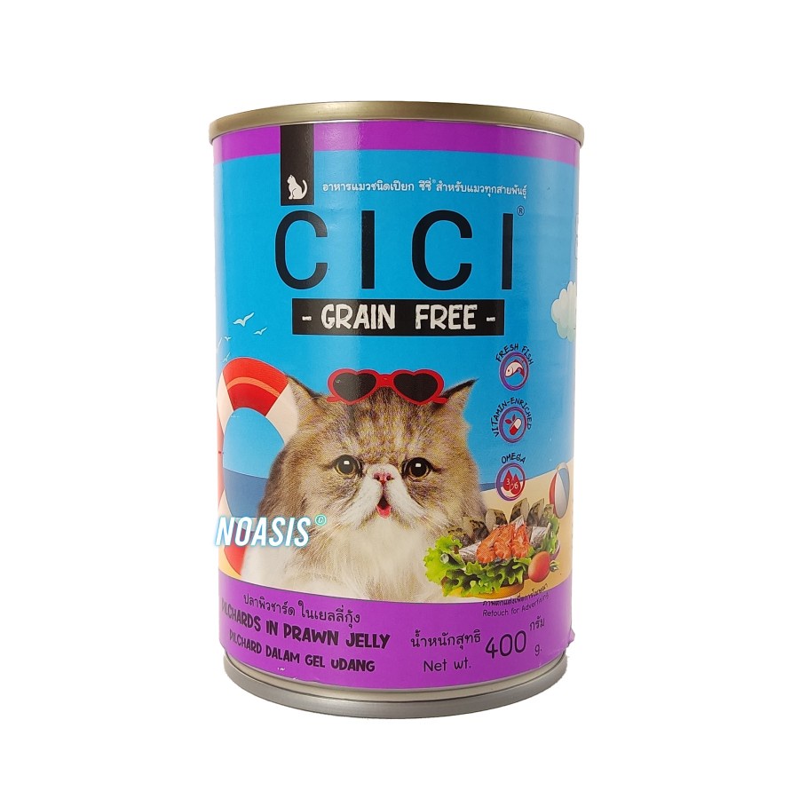 CICI Makanan Basah Kucing Kaleng 400 gr Wet Food Cat 400 Grm