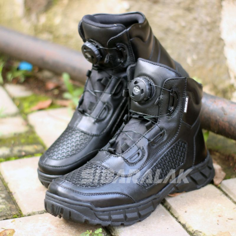 Sepatu PDH PDL Tali Putar Pendek TNI Polri Jaring Sarang Tawon Sibaralak Tactical Gear
