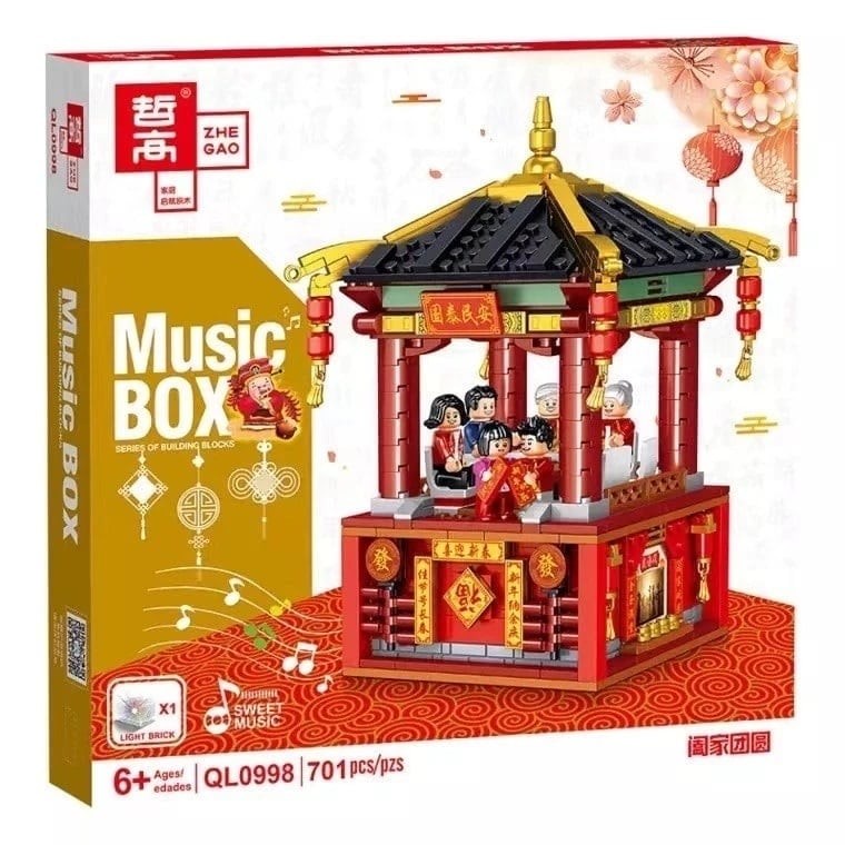 Aneka block imlek CNY Chinese New Year music box