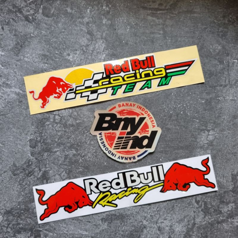 STICKER Stiker RED BULL RACING TEAM Cutting